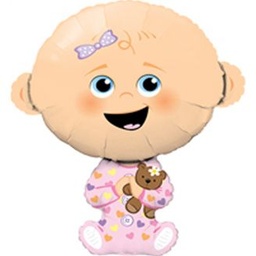 [43362] Folie helium ballon Shape Baby Girl