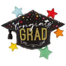 [25178] Folie helium ballon Shape Congrats Grad