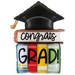[25180] Folie helium ballon Shape Congrats Grad!