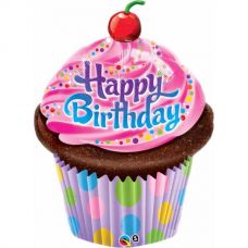 [16083] Folie helium ballon Shape Bday Frosted Cup