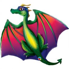 [13587] Folie helium ballon Shape Mythical Dragon