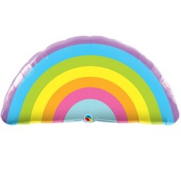[78556] Folie helium ballon Shape Rainbow pastel