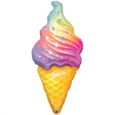 [87951] Folie helium ballon Shape Swirl Ice Cream