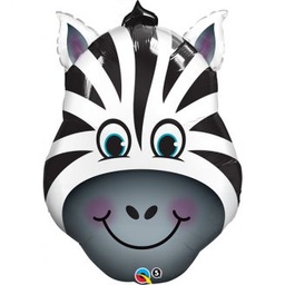 [16166] Folie helium ballon Shape Zany Zebra
