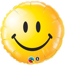 [29632] Folie helium ballon Smiley geel