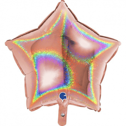 [36283HRG-P] Folie helium ballon Ster gl. rose gold 36"