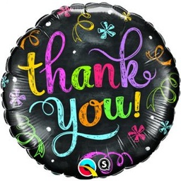 [11826] Folie helium ballon Thank You