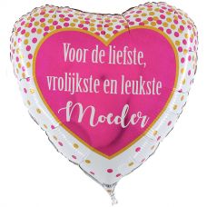 [78021GH-P] Folie helium ballon voor de liefste moeder