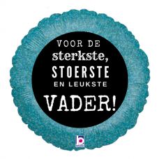 [78023H-P] Folie helium ballon sterkste vader