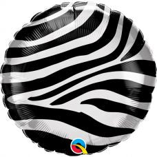 [13354] Folie helium ballon Zebraprint