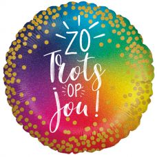 [78076GH-p] Folie helium ballon Zo trots op jou