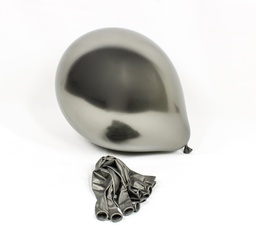 [21394] Ballonnen Chrome Mirror Space Grijs 10 stuks