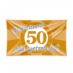 [7036131] Gevelvlag 50 Jaar Getrouwd