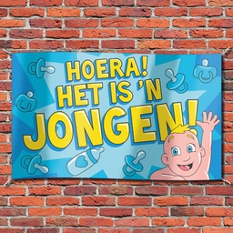 [7036117] Gevelvlag Geboorte jongen