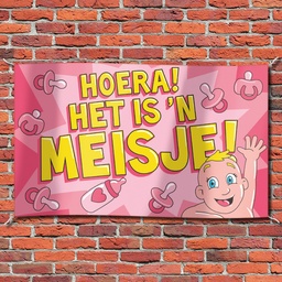 [7036118] Gevelvlag Geboorte meisje