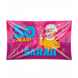 [7036125] Gevelvlag Sarah Cartoon