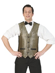 Disco Gilet goud
