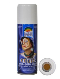 [41010] Haarspray glitter goud