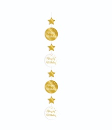 [7023212] Hangdeco gold/white-Happy Birthday