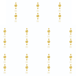 Hangdeco gold/white