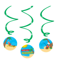 [7024116] Hangdeco Swirl Cartoon Pensioen