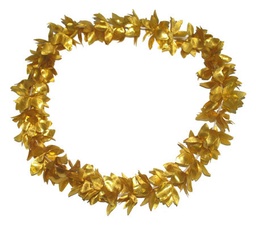 [60512] Hawaii bloemenkrans goud
