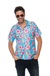 Hawaii shirt Deluxe blauw