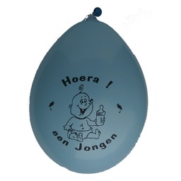 [10377] Ballonnen Bedr. Hoera 'n jongen 10