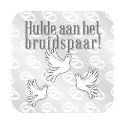 [7005039] Huldeschild Hulde Bruidspaar