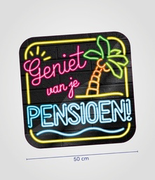 [7012716] Huldeschild Neon Pensioen