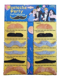 [39-70105] Kaart met 12 snorren multi