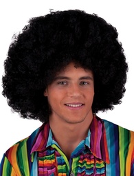 [57263] Afro pruik zwart maxi