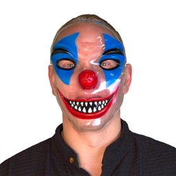 [23588] Masker Clown transparant