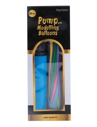 [64331] Modelleer ballonnen 50st incl pomp