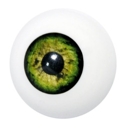 [7054] Oog kunst. groen grimas 401