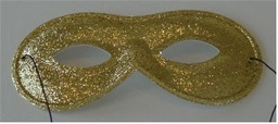 [63.246] Oogmasker bril glitter goud