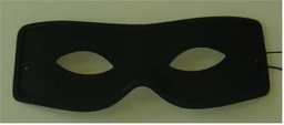 [63.221] Oogmasker zorro zwart