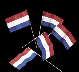[420801] Zwaai Vlaggetjes r.w.b papier