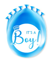 [7036544] Party Ballonnen It's a Boy, per 8