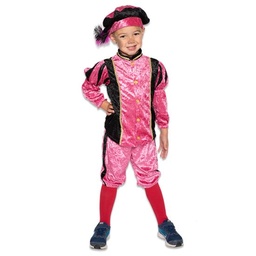 Piet kind roze/zwart