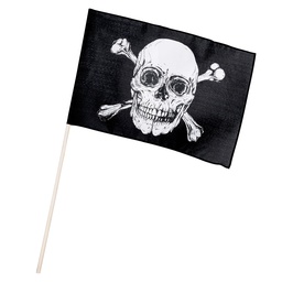 [74163] Piraten Zwaai Vlaggetje op stok