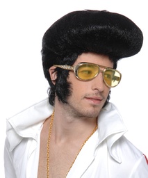 [30072] Heren pruik Elvis Rock'n'Roll Star