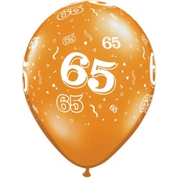 [10478] Ballonnen bedr 65 jaar Q11 5 st