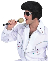 [30045] Heren pruik King Elvis