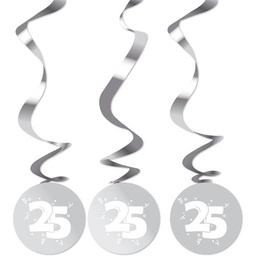 [410696] Rotorguirlande 3 st. 25 zilver