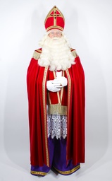 [1103] Sint kost. fluweel halve pelerine