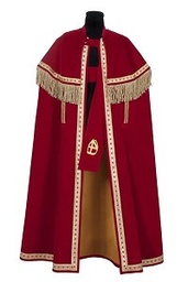 [0111-0500] Sint mantel.tv fluweel small NPO