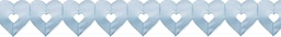 [405413] Slinger hart blauw m gat