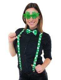 [62685] St Patrick's Day set (bril, strik en bretels)