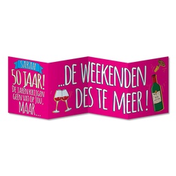 [7029417] Kaart Surprise 50 jaar Sarah